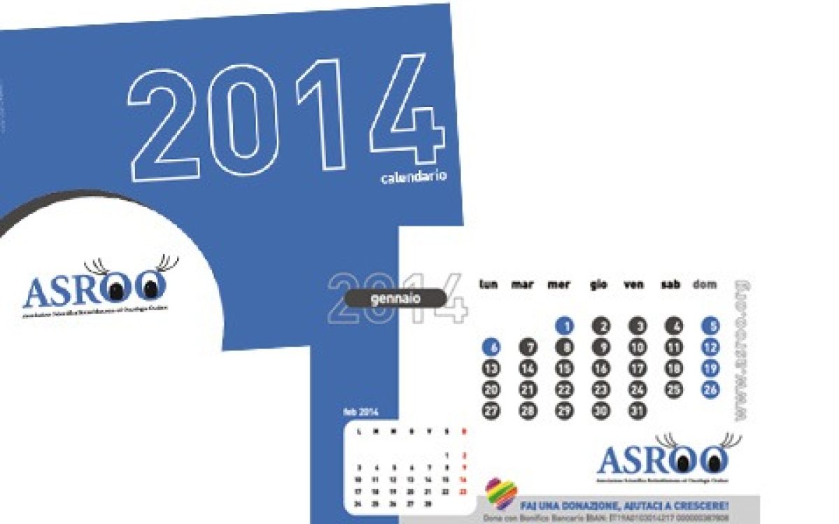 Sostieni la ricerca, acquista un calendario ASROO